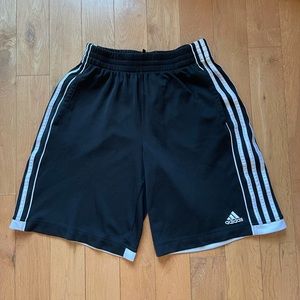 Adidas 3 Stripe Big Boys Shorts